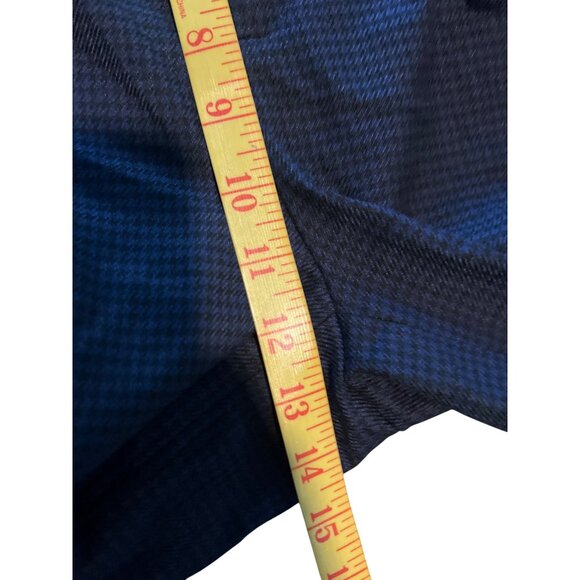 & Other Stories Paris Atelier Houndstooth Trousers US 4 Blue - Picture 8 of 10